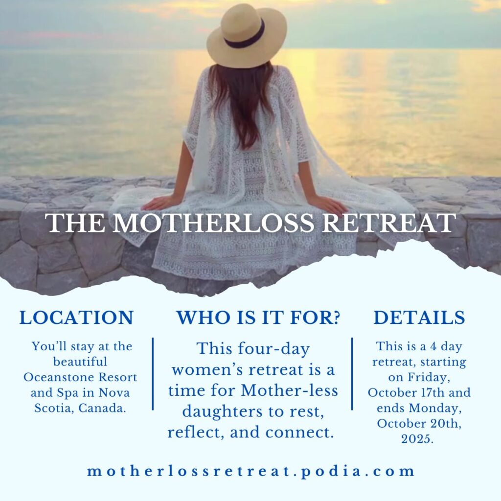 Motherloss retreat LinkedIn Post